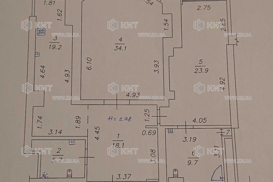 Продаж квартири Харків, Центр, 111м²