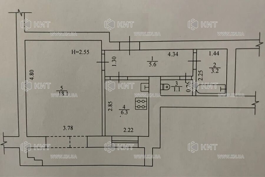 Продаж квартири Харків, ХТЗ, Рогань, 39.6м²