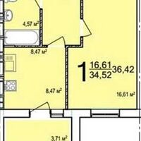 Продаж квартири Харків, Салтівка, 33м²