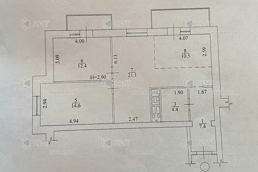 Продажа квартиры Харьков, Холодная гора, 78м²