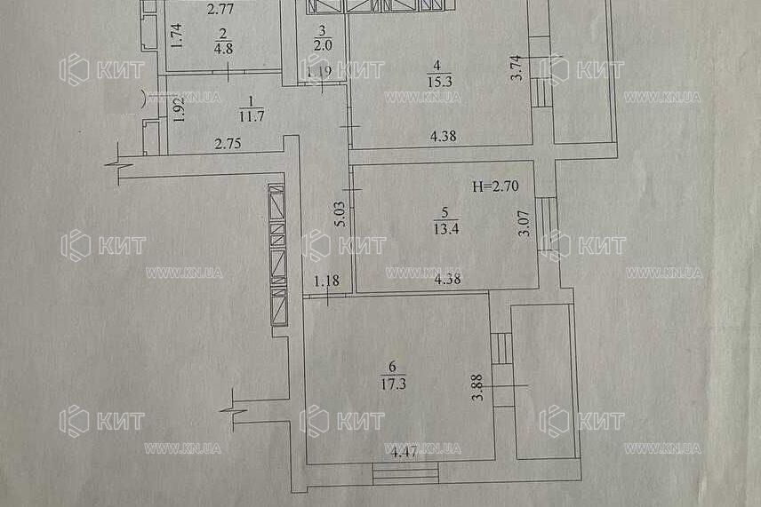Продажа квартиры Харьков, Спортивная, Гагарина, Защитников, 69м²