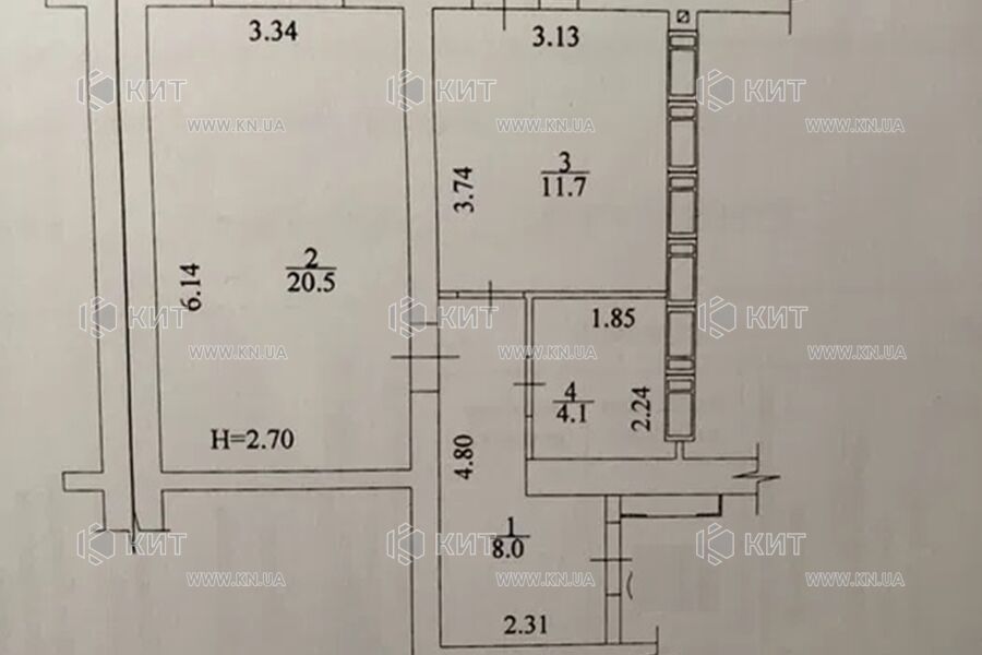 Продажа квартиры Харьков, Гагарина, 46м²