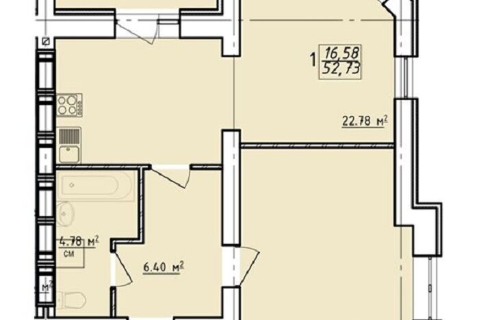 Продаж квартири Харків, Гагаріна, 57м²