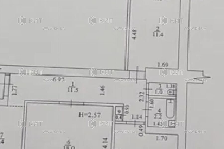 Продаж квартири Харків, Південний вокзал, 69м²