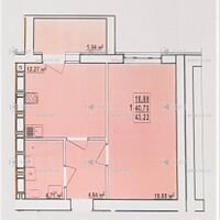 Продаж квартири Харків, Гагаріна, 43.22м²