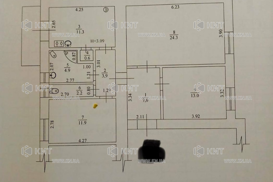 Продаж квартири Харків, Південний вокзал, 83м²