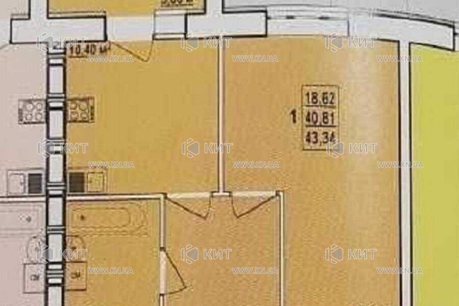 Продажа квартиры Харьков, Гагарина, 43м²