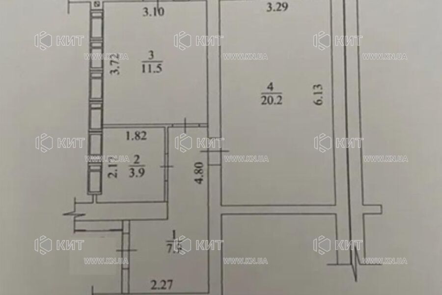 Продаж квартири Харків, Гагаріна, 46м²