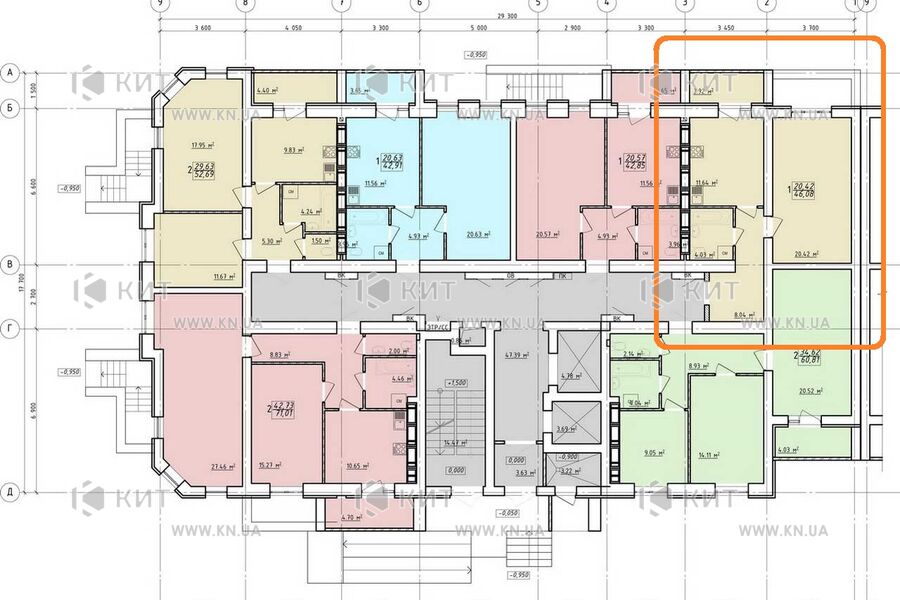 Продаж квартири Харків, Гагаріна, 46м²