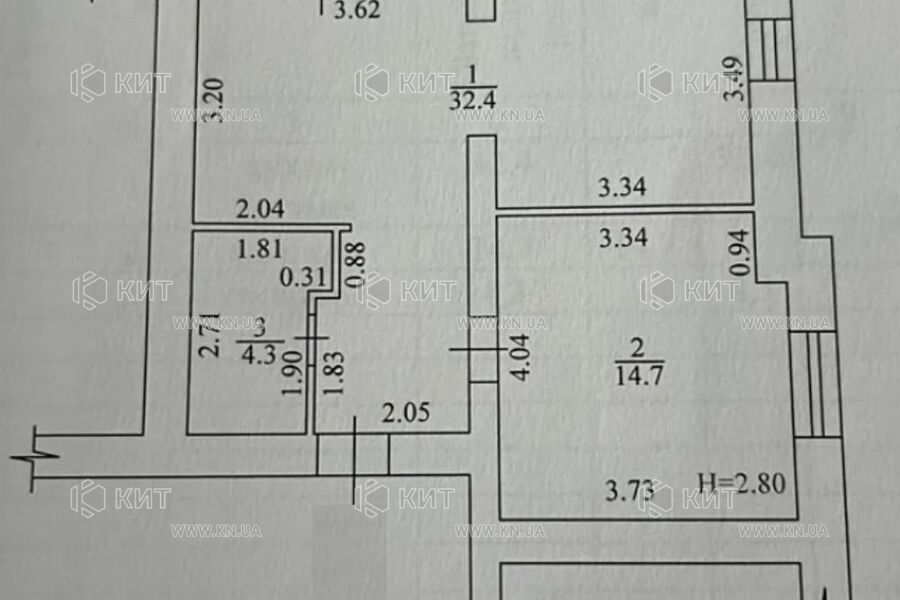 Продажа квартиры Харьков, Гагарина, 53м²