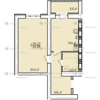 Продажа квартиры Харьков, Гагарина, 46м²