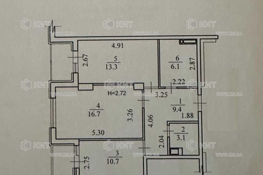 Продаж квартири Харків, Салтівка, 524 мрн., 64м²
