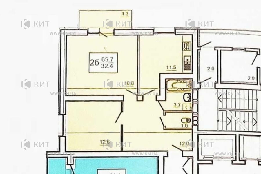 Продаж квартири Харків, Салтівка(Г.Праці,Студ.), 65м²