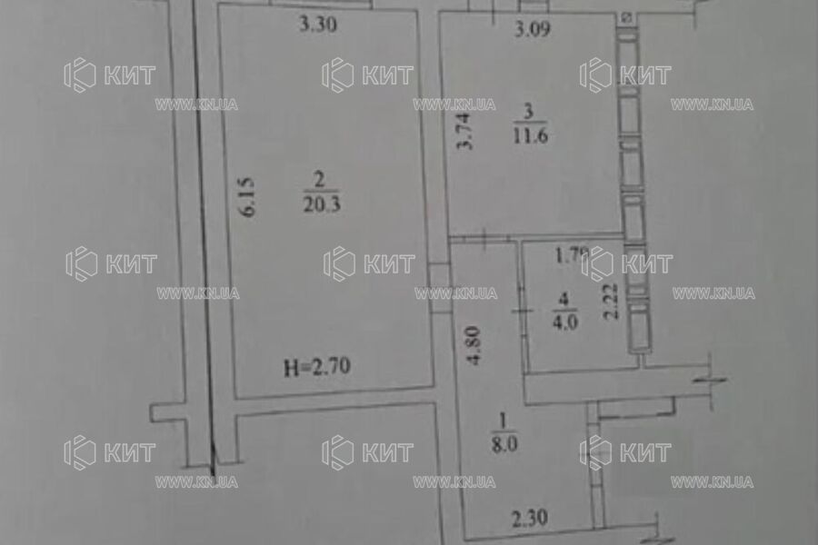 Продаж квартири Харків, Спорт.Гагар.Повст., 46м²