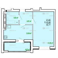 Продаж квартири Харків, Холодна Гора, 47м²