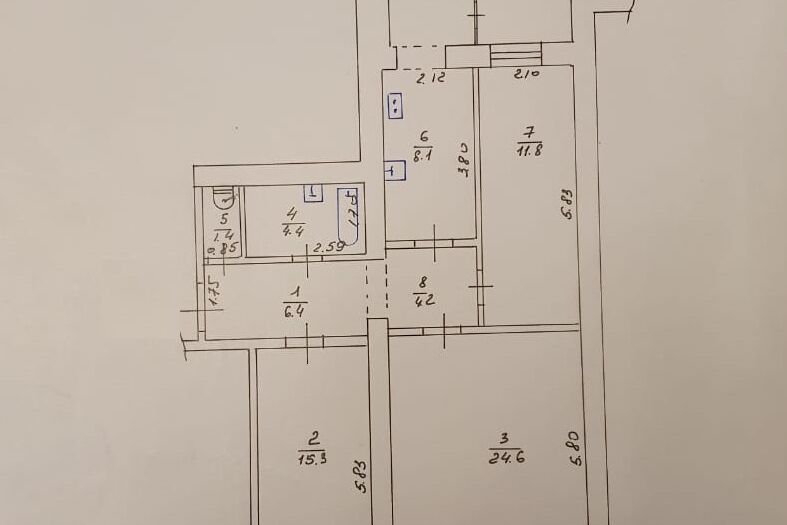Продажа квартиры Харьков, Южный вокзал, 83м²