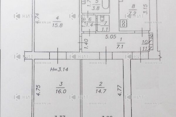 Продажа квартиры Харьков, Южный вокзал, 67.4м²