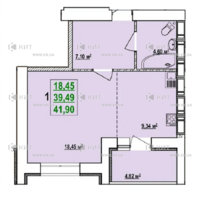 Продаж квартири Харків, Спорт.Гагар.Повст., 42.1м²