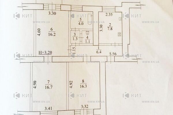 Продаж квартири Харків, Південний вокзал, 72м²