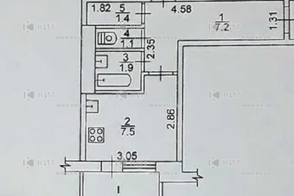 Продажа квартиры Харьков, Холодная гора, 39м²