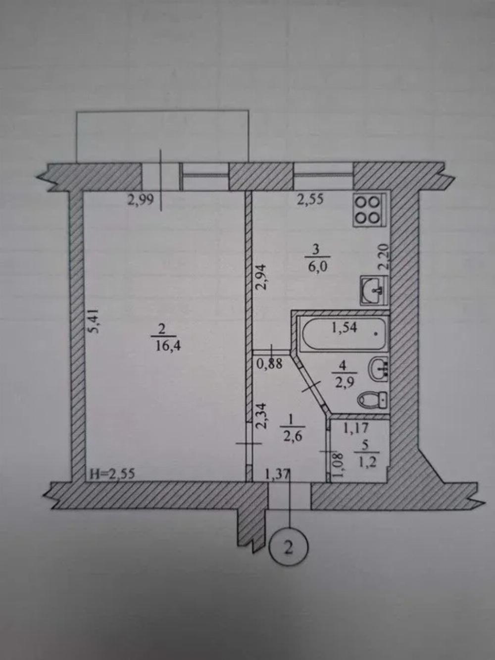 Продаж квартири Харків, Нові Дома, 30м²